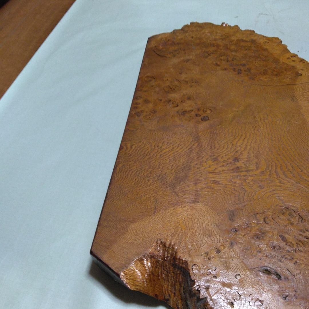 大品盆栽飾り台　ケヤキ玉目 値下げしました。