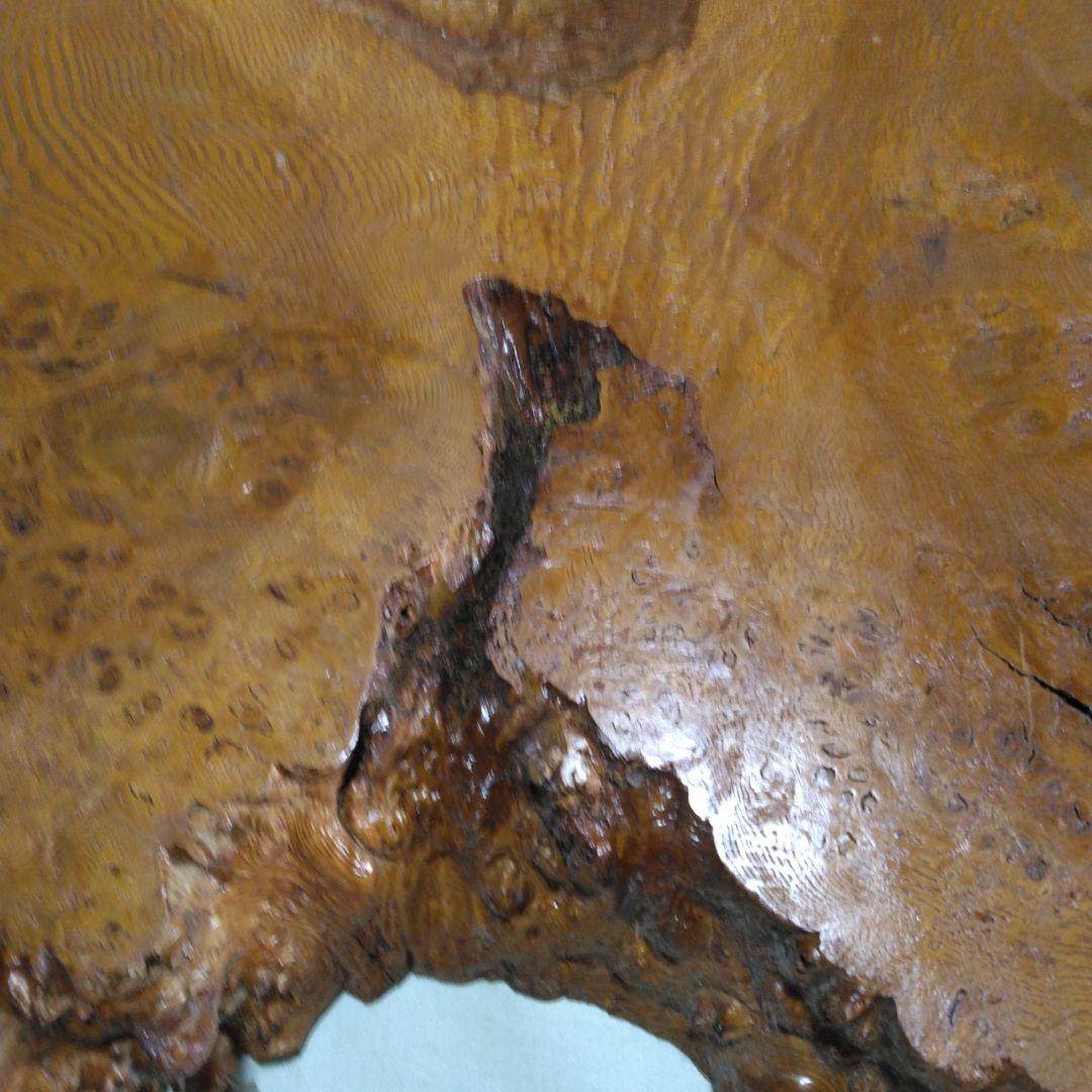 大品盆栽飾り台　ケヤキ玉目 値下げしました。