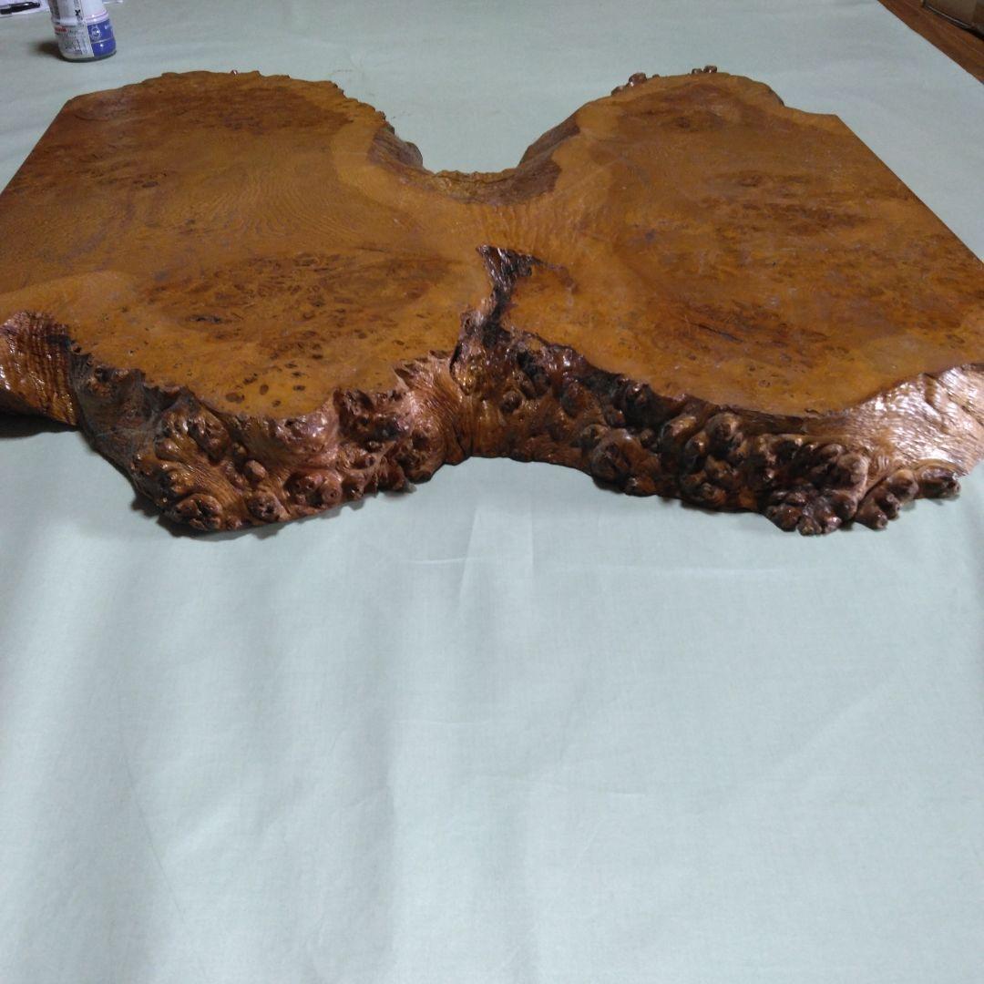 大品盆栽飾り台　ケヤキ玉目 値下げしました。