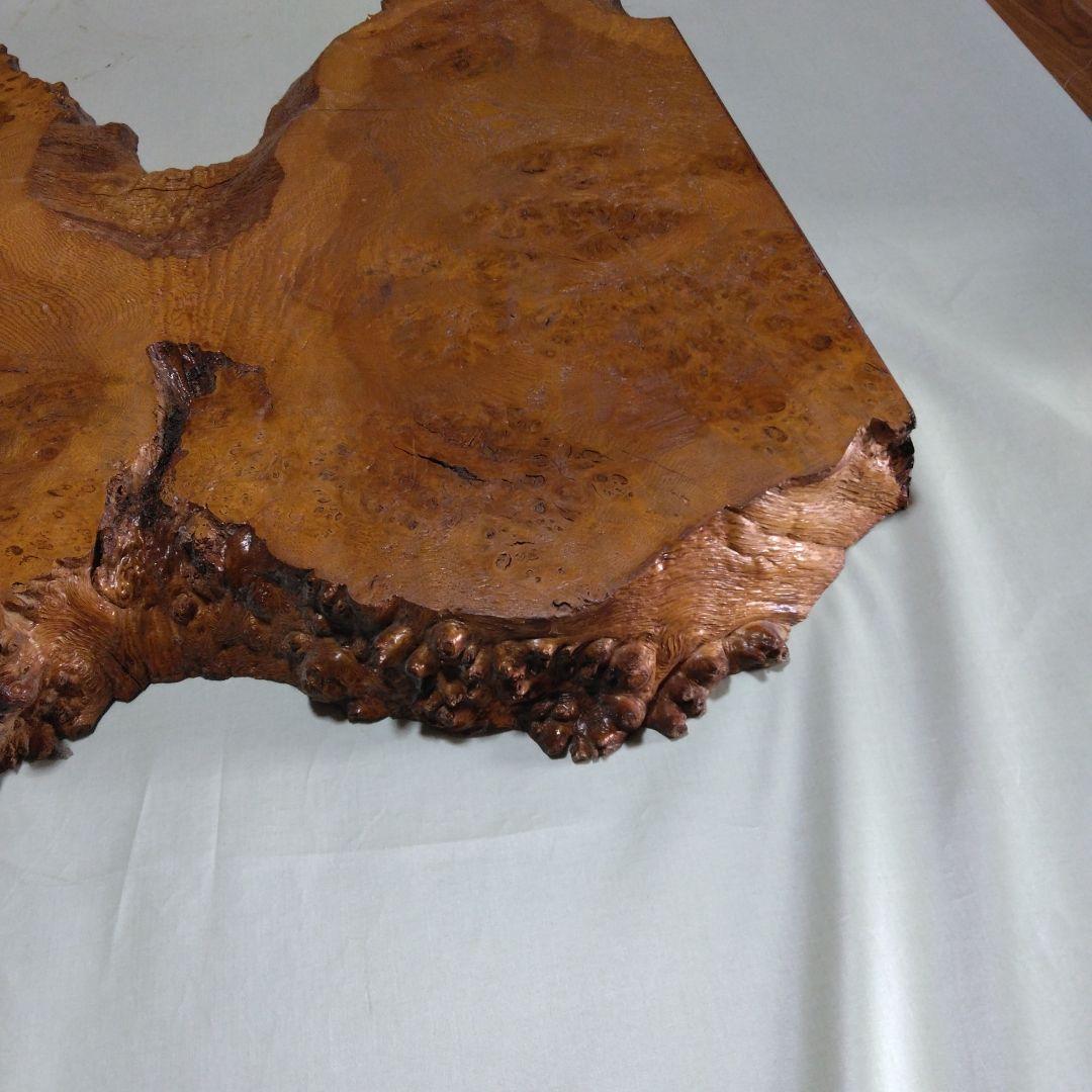 大品盆栽飾り台　ケヤキ玉目 値下げしました。