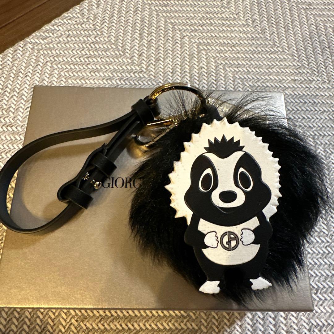 Giorgio Armani ファーキーホルダー