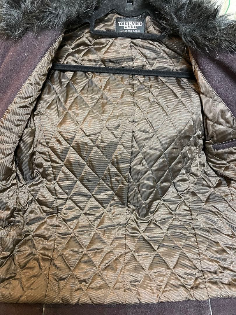 TORNADO MART 中綿キルティング 素材切替 ライダースジャケット