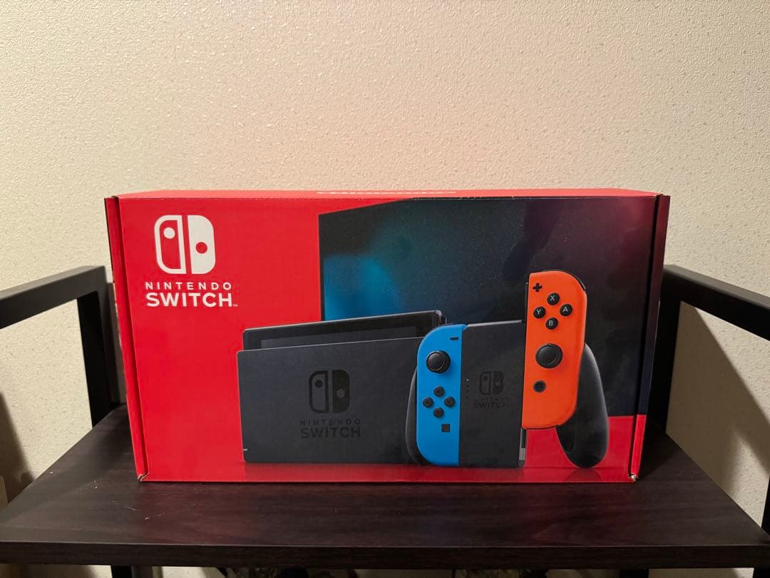 か*い様 Nintendo Switch 本体 青/オレンジ Joy-Con付き