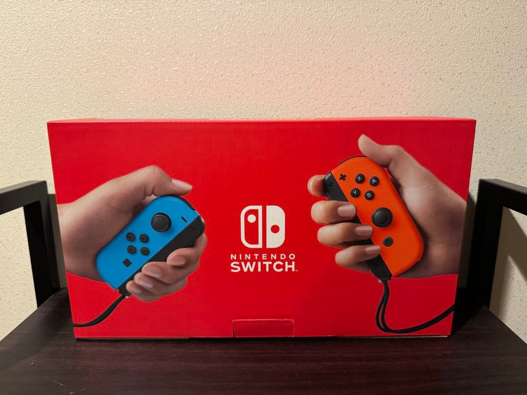 か*い様 Nintendo Switch 本体 青/オレンジ Joy-Con付き