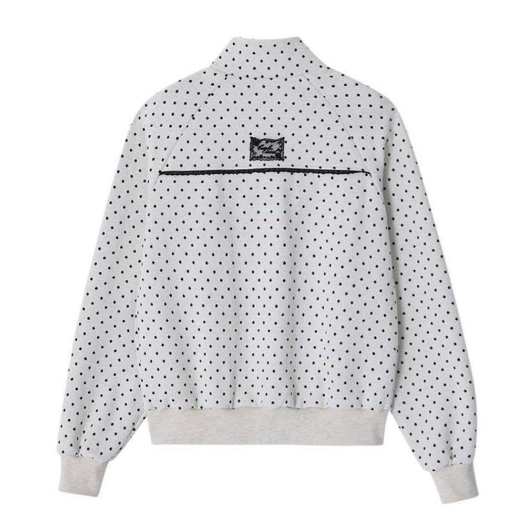 トップス CRANK Rose Dot Track Jacket_Oatmeal