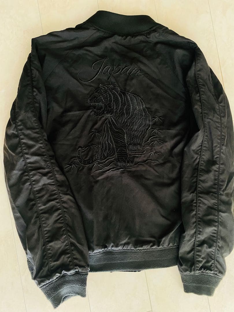 90s vintage ２面用 別珍 スカジャン 日本限定 虎 unisex