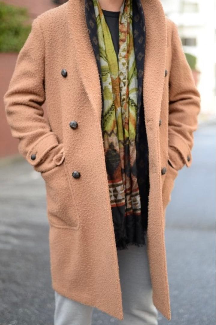 美品！THE GIGI チェスターコート カセンティーノキャメルサイズ46