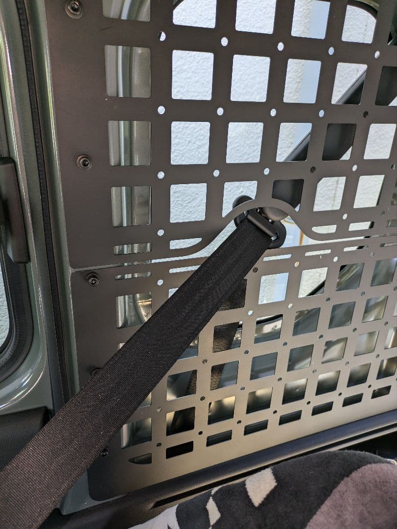 N-VANインナーメッシュパネル 左右セット　 板厚1.4ミリ 無塗装品