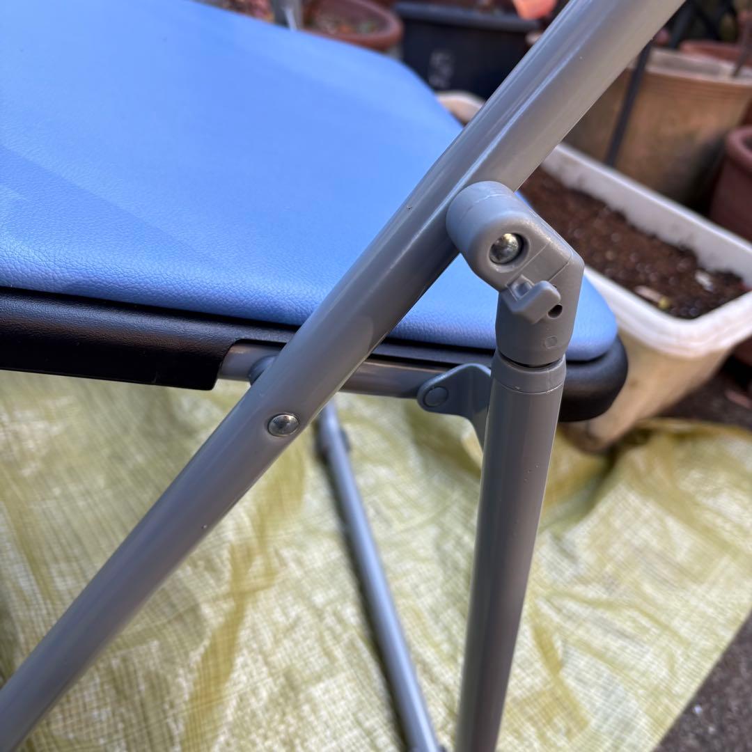 ✨新品未使用✨アイリスチトセ SS-S139-BL 折り畳みパイプ椅子