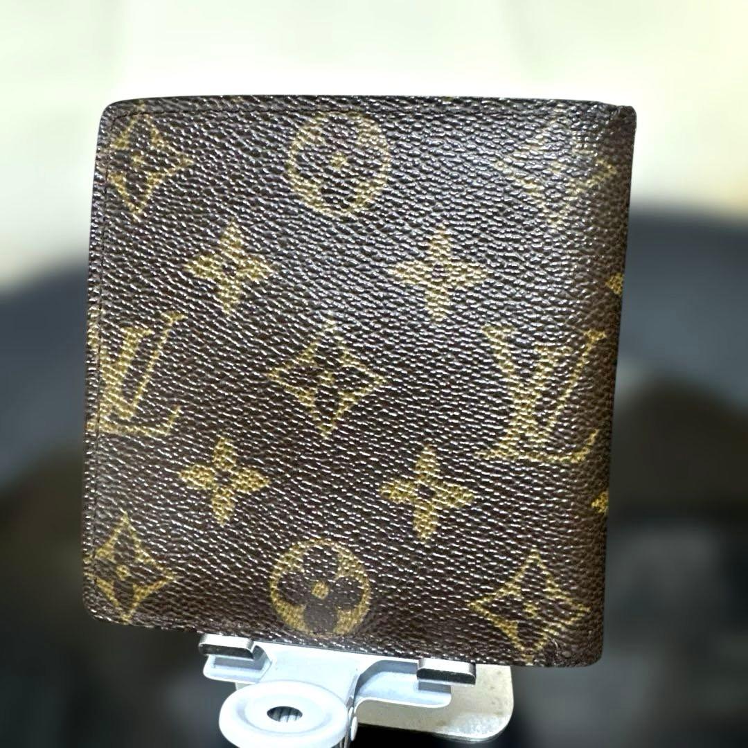 ⑦☆良品 ☆モノグラム♪マルコ☆2つ折り財布★ポケットあり