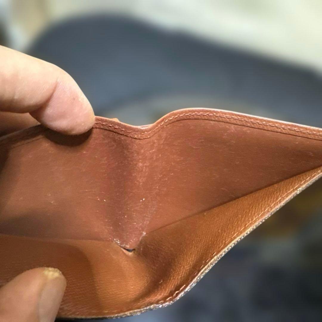 ⑦☆良品 ☆モノグラム♪マルコ☆2つ折り財布★ポケットあり