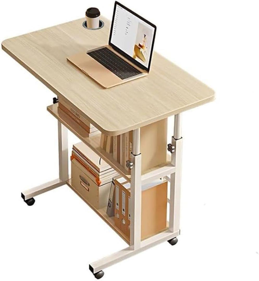 ナチュラルデザイン サイドテーブル 高さ調整可能