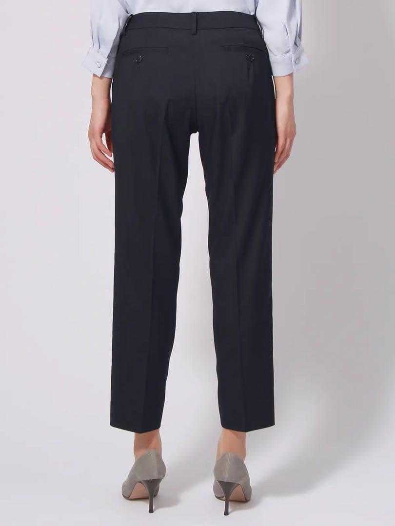 [未使用級]ザスーツカンパニー　現行モデル　洗える　パンツスーツセットアップ　紺