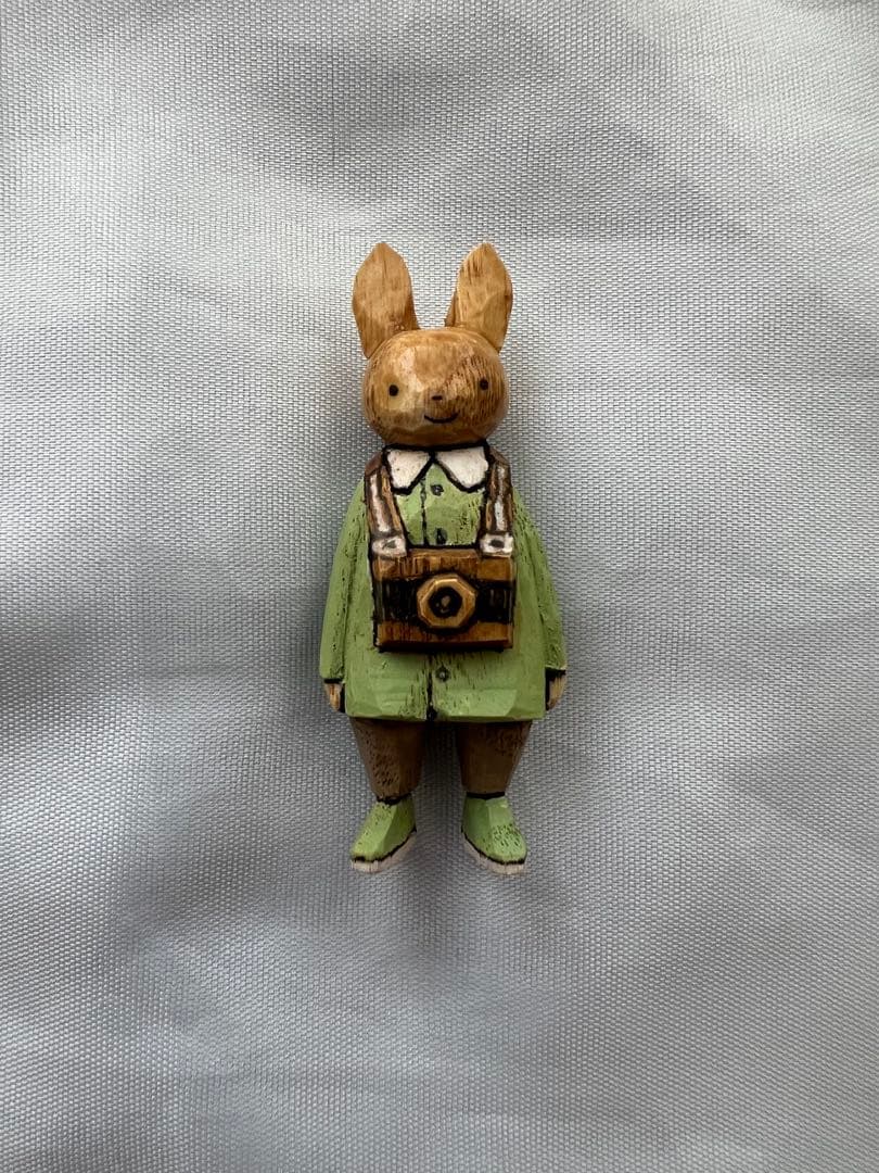 ★新品・送料込★木工くま吉 くま吉 木彫り作品