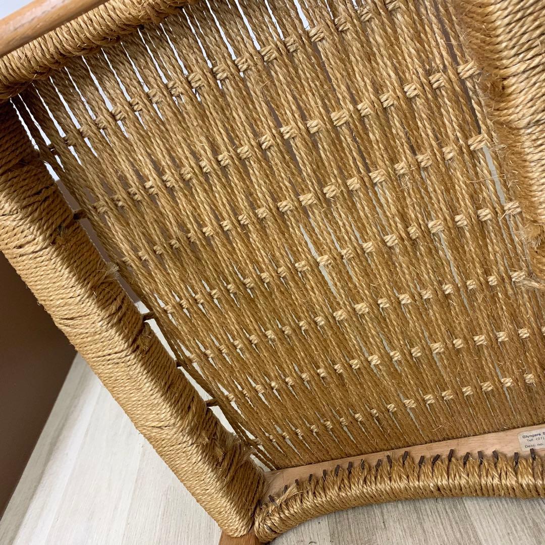 60年代 ヴィンテージ GS61 ペーパーコード ダイニングチェア デンマーク