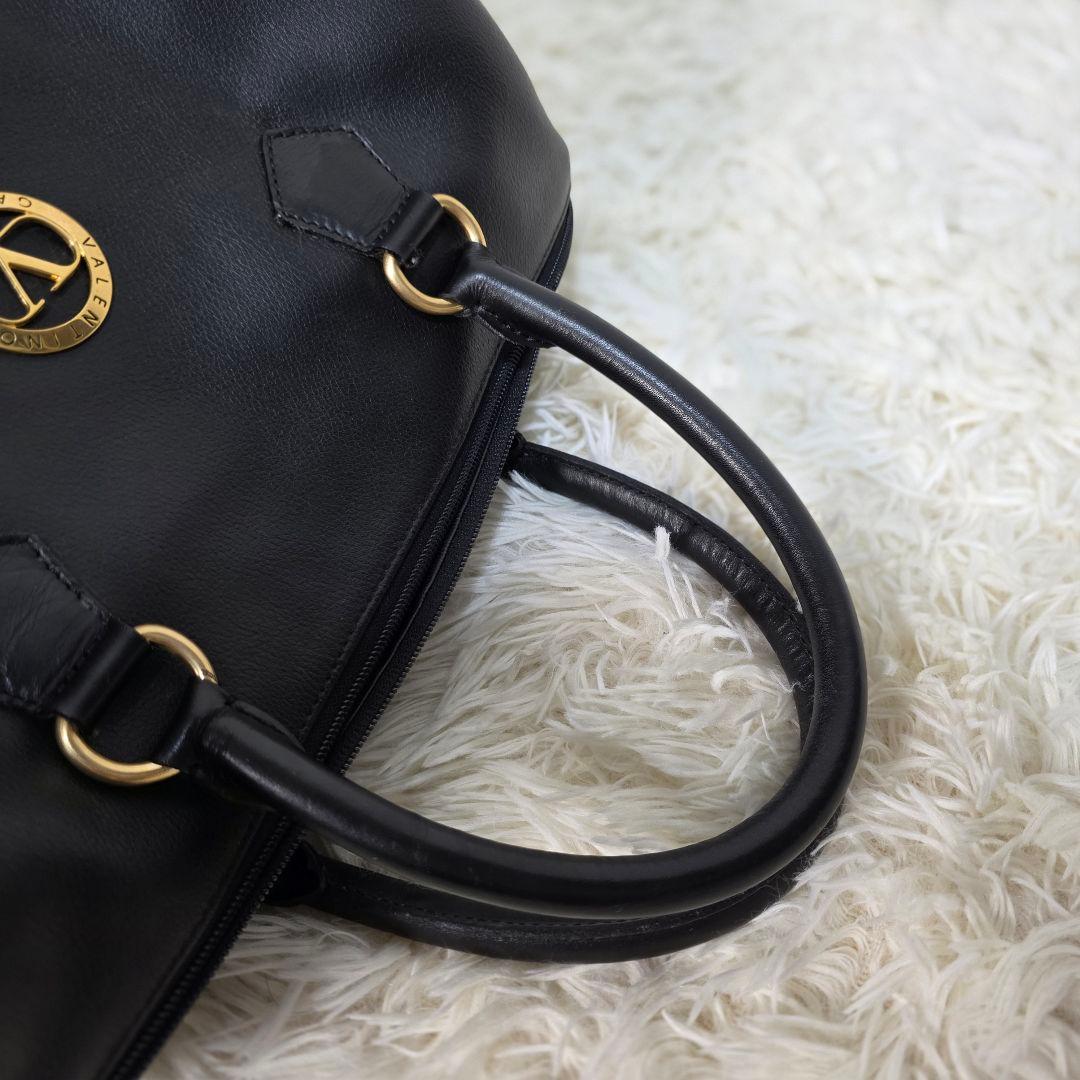 VALENTINO GARAVANI ミニボストンバッグ レザー ブラック