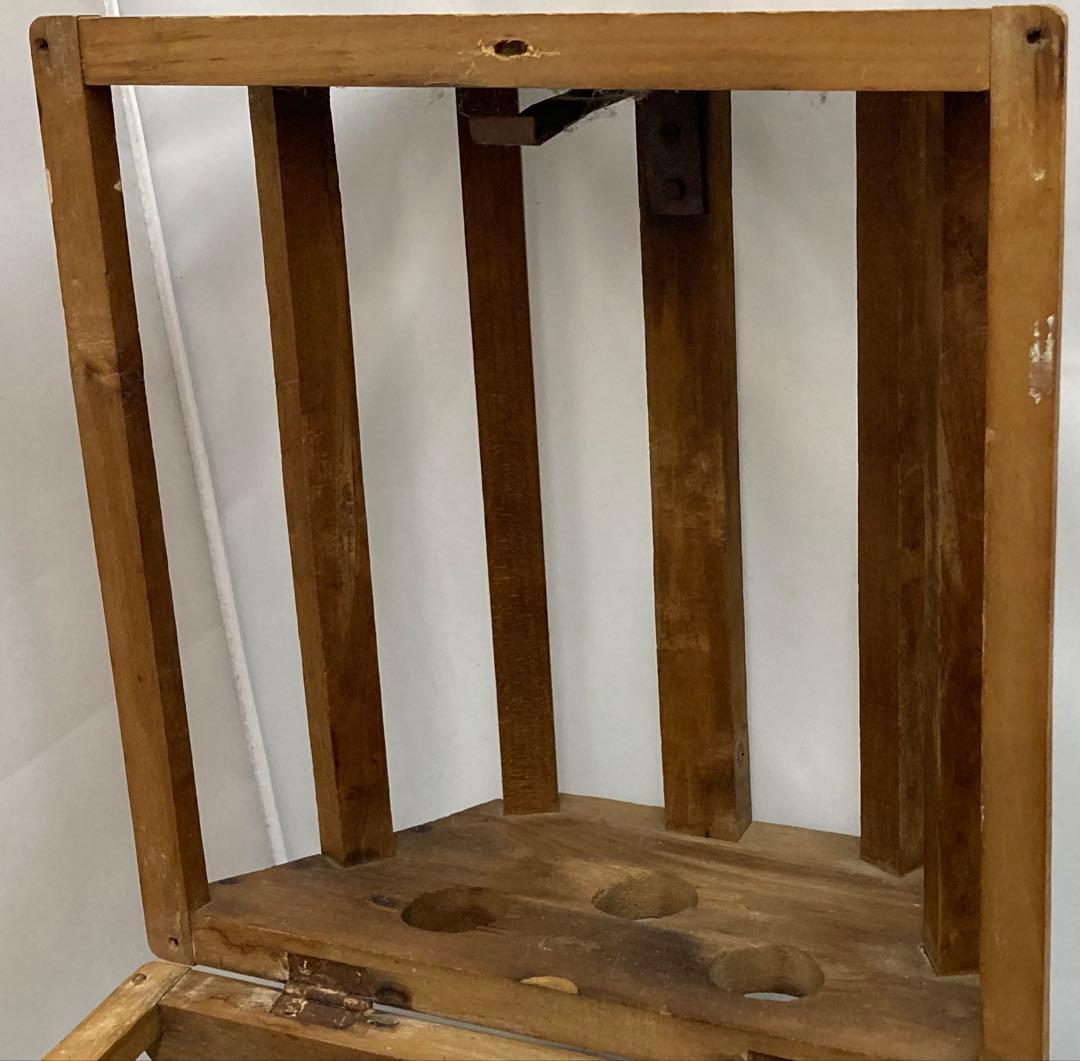 B315s 六角形回転安全炬燵　大正昭和レトロ　アンティック　中金具は鉄製