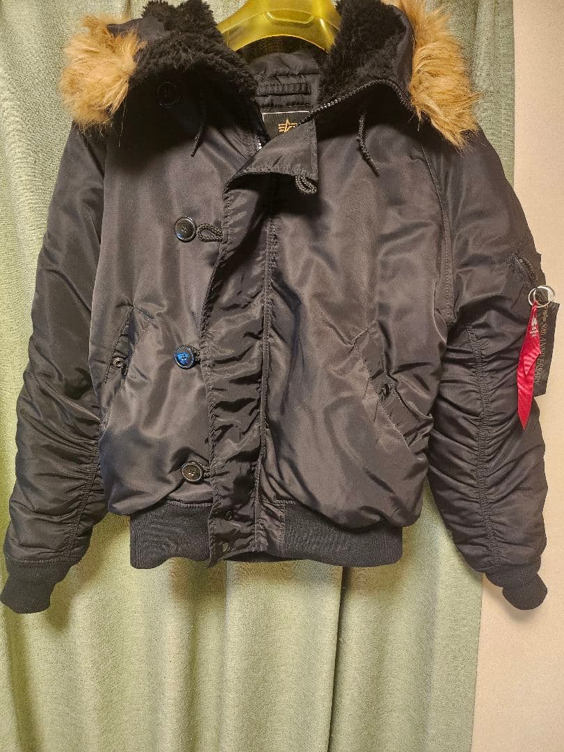 ALPHA N2Bジャケット ブラック(L) 短丈