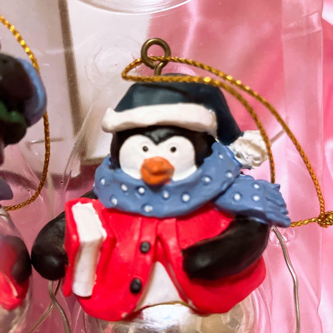 アメリカ購入❣️ヴィンテージクリスマスオーナメント❤️ペンギン サンタ 天使 くま