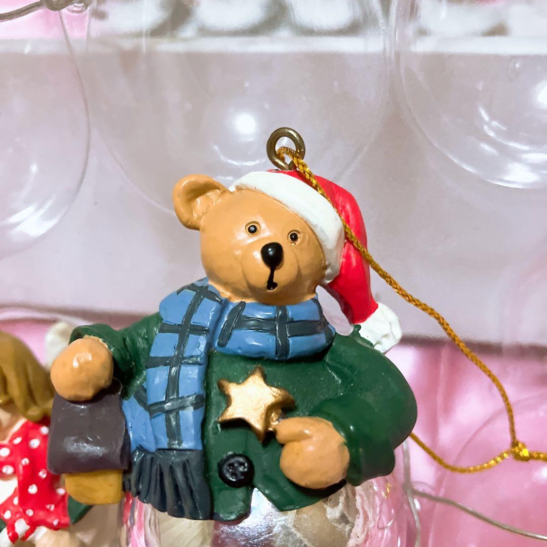 アメリカ購入❣️ヴィンテージクリスマスオーナメント❤️ペンギン サンタ 天使 くま