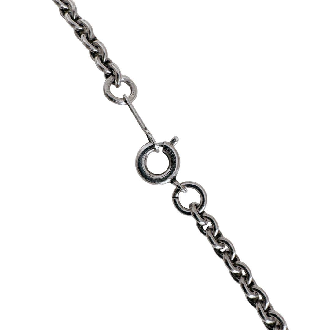 廃盤 エムズコレクション ダイオプサイト シルバー925 ネックレス