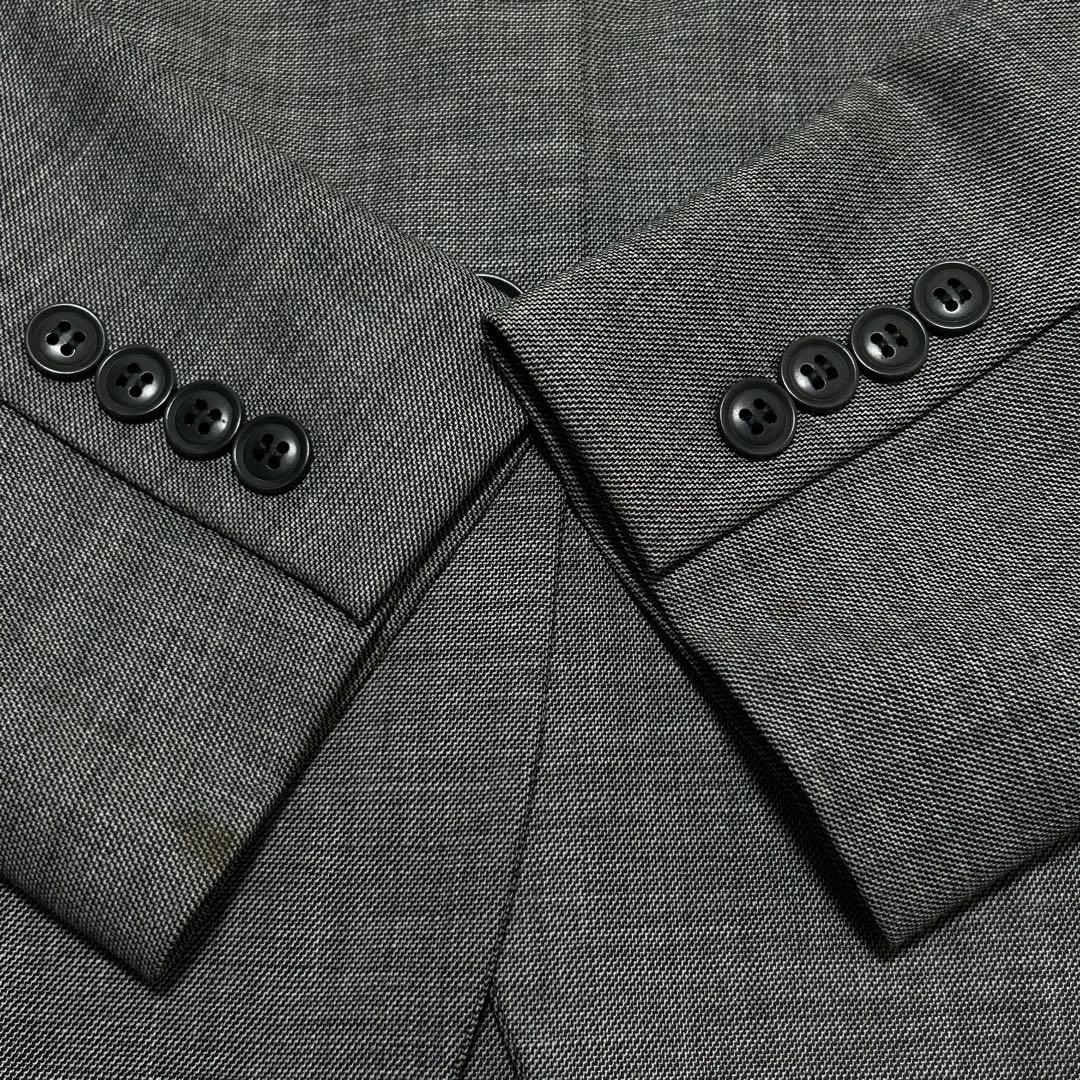 23区 パンツスーツ 3XL 46 大きいサイズ グレー ウール ママスーツ