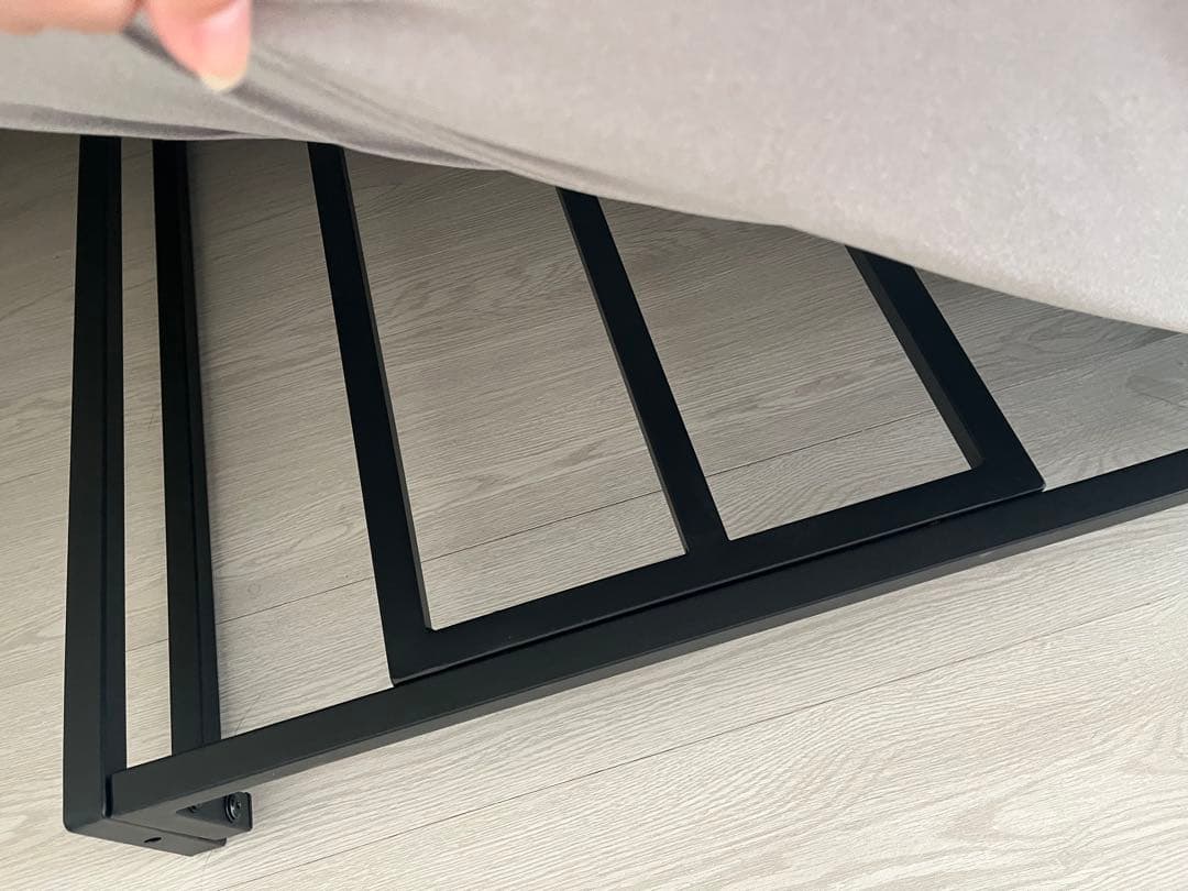 セミダブル ベッドフレーム タンスのゲン 2口コンセント