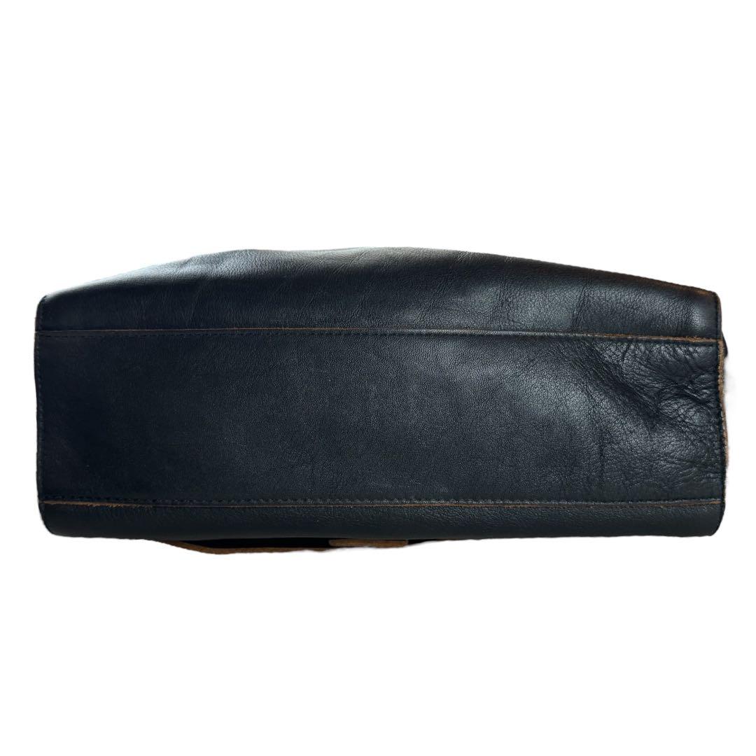 【6/10限定価格】Y’s ワイズ　ショルダーバッグ　メッセンジャー　レザー　黒