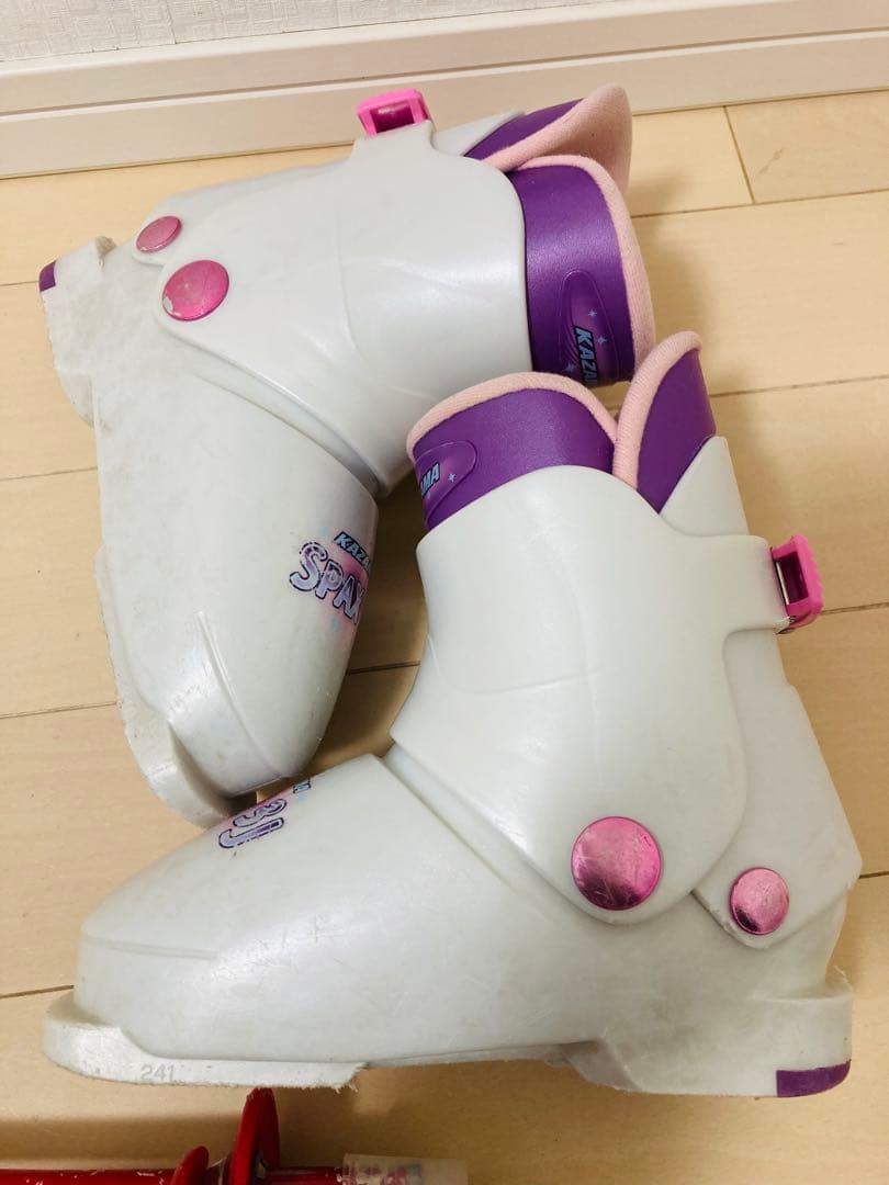 スキー3点セット！96cm ブーツ19.0cm 子供用　キッズ　ジュニア