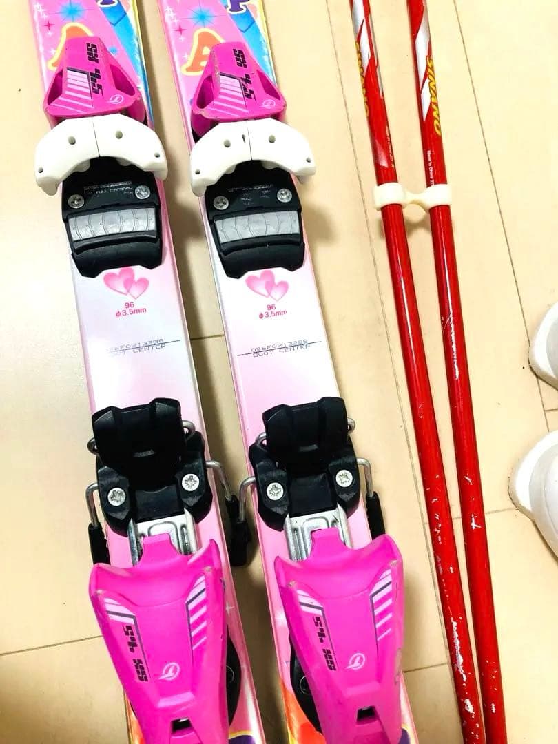 スキー3点セット！96cm ブーツ19.0cm 子供用　キッズ　ジュニア