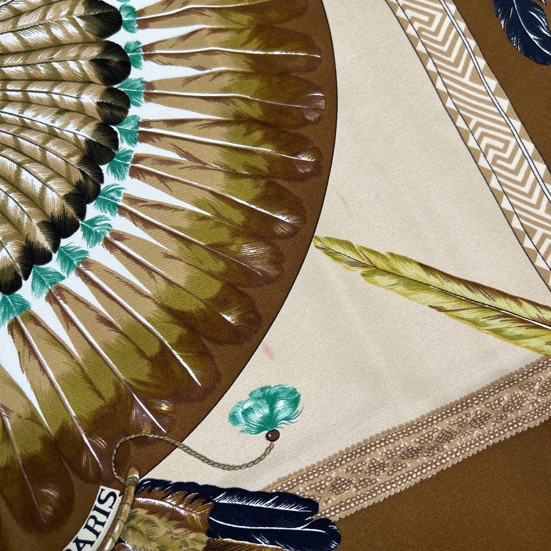 HERMES　エルメス　カレ90　ブラジル　シルクスカーフ　ユーゴ・グリッカー