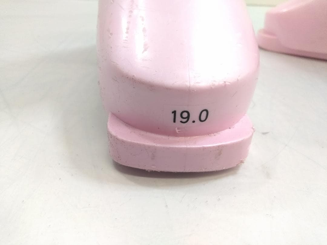 女の子 キッズジュニアスキー4点セット カザマ 106cm ブーツ 19cm ◇