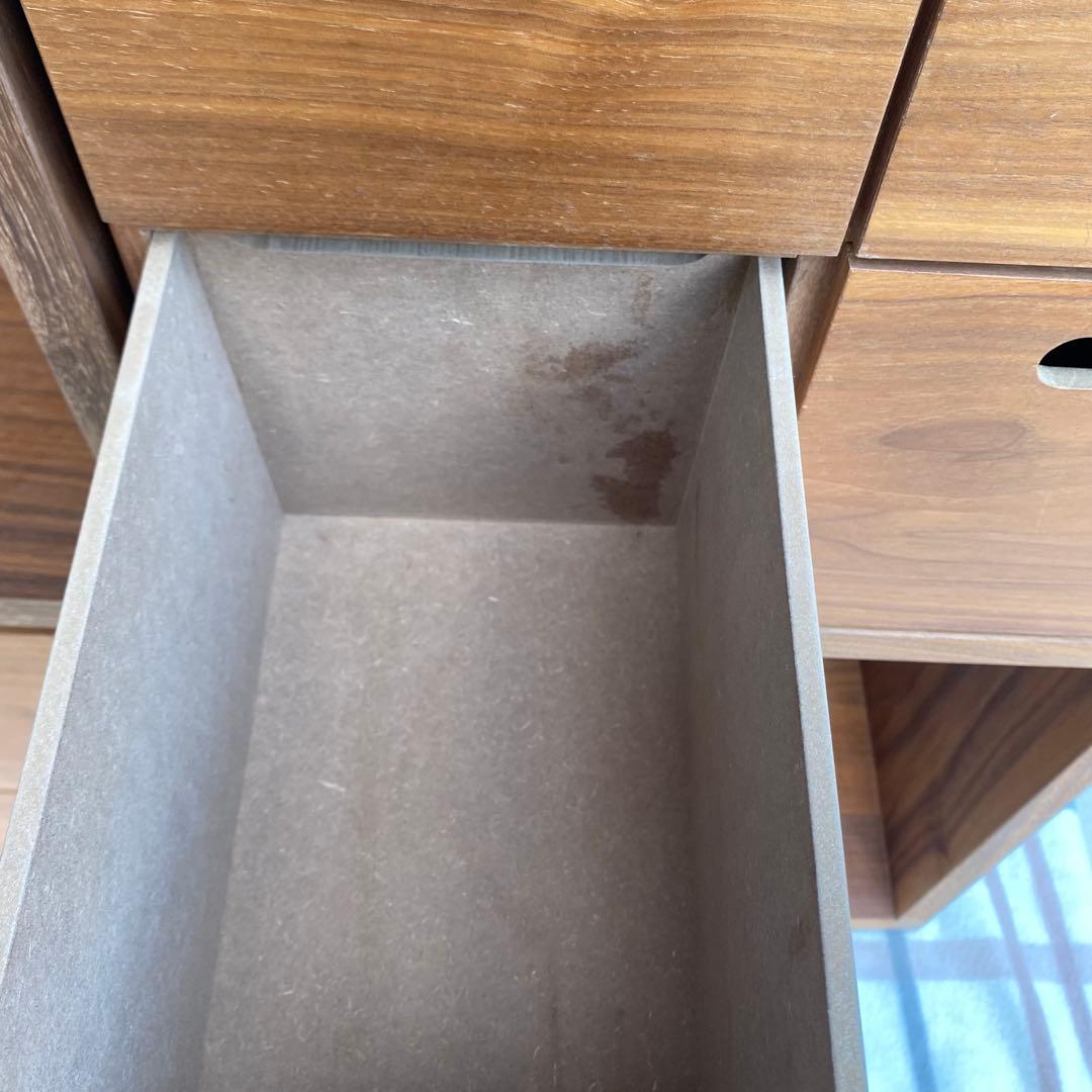 無印良品　スタッキングシェルフ3×2 スタッキングチェストセット　ウォールナット