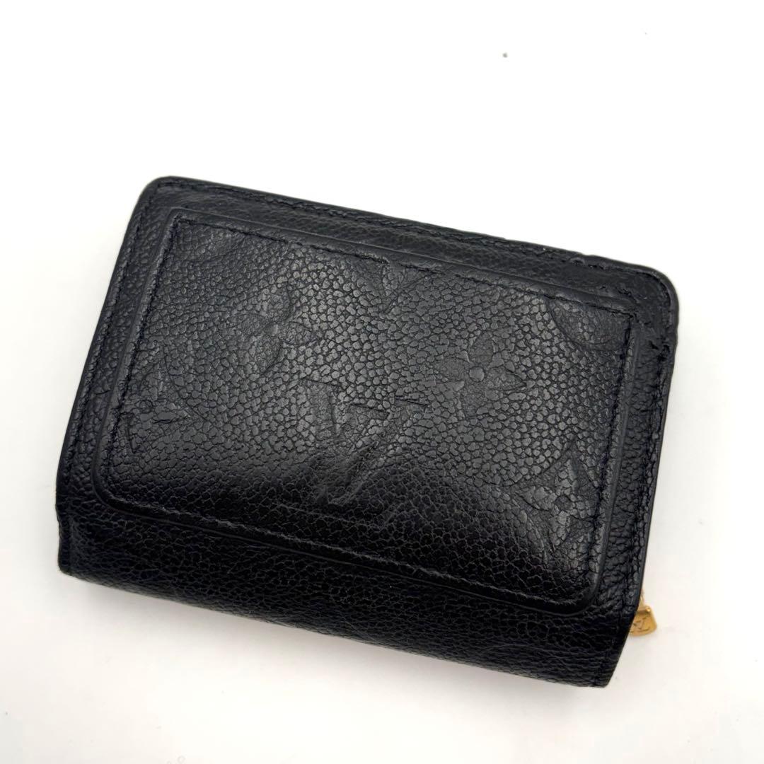 IC搭載　ヴィトン　ポルトフォイユ　クレア　アンプラント　ブラック