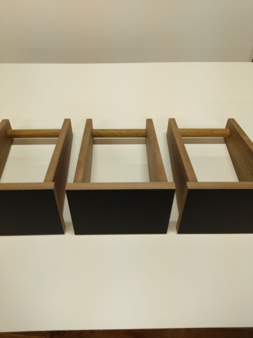 ☆週末特価☆木製アクセサリースタンド　３台セット ヨーロピアンウォールナット