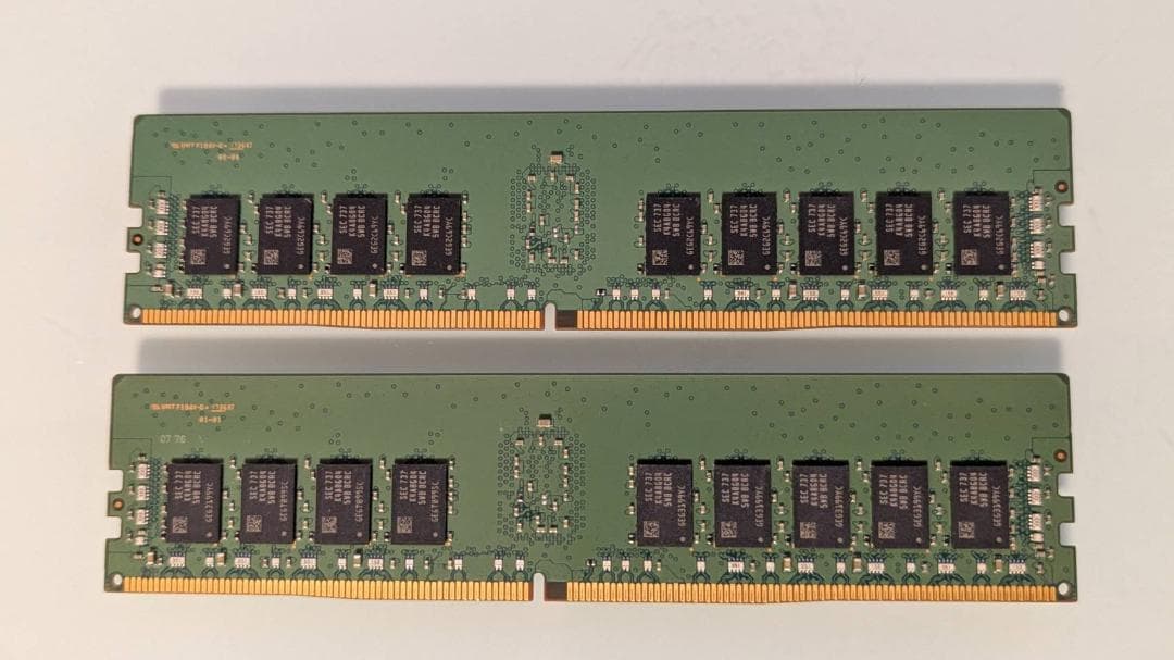 Samsung メモリー DDR4 16GB×2枚 計32GB(管理番号:12)
