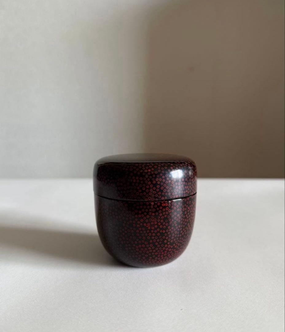 伝統工芸品 津軽塗 七々子塗 本漆 棗 茶入 漆器 茶道具