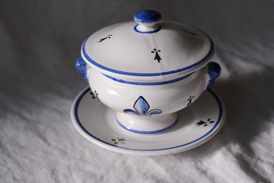 フランスアンティーク｜カンペール窯のスープポット