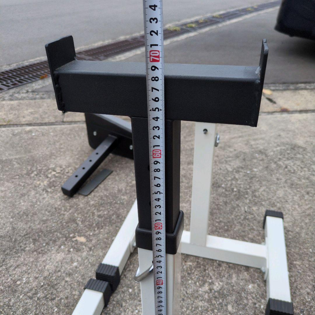 送料込 bodymaker バーベル スタンド セーフティ ラック ベンチプレス