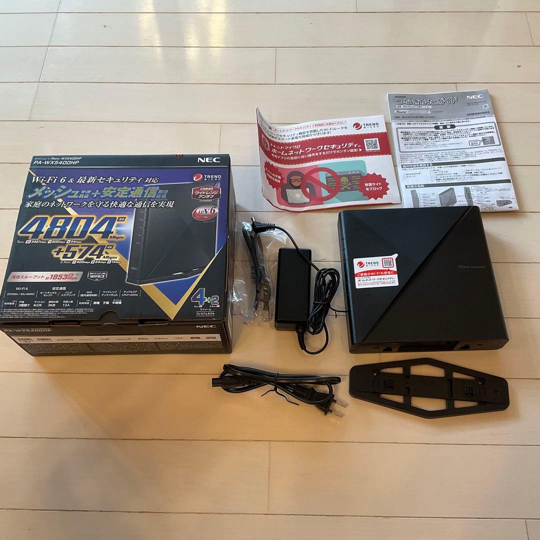 パ*ダ様 NEC Aterm PA-WX5400HP Wi-Fi 6 ルーター