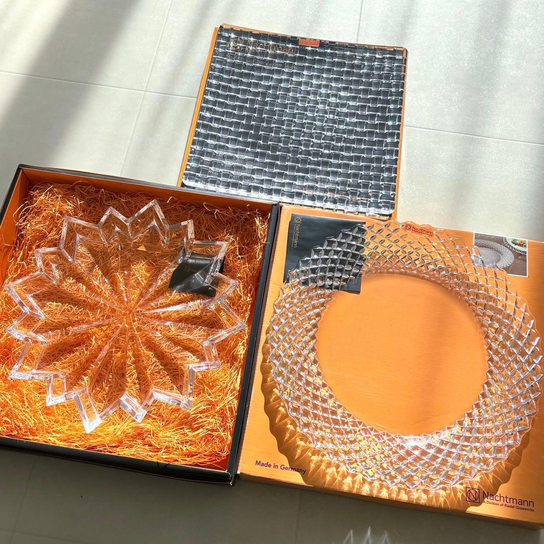 【未使用美品】廃盤 入手困難 ナハトマン プレート 3点セット 大皿 パーティー