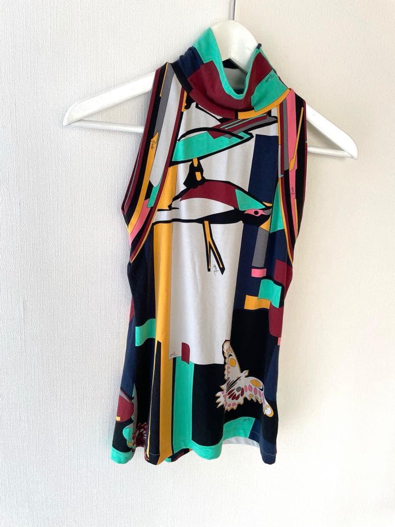 EMILIO PUCCI ノースリーブトップス　エミリオプッチ