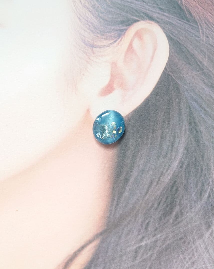 きらめきカボション☆10個 w6 マグネットジェル/カラージェル/ボタン変更可