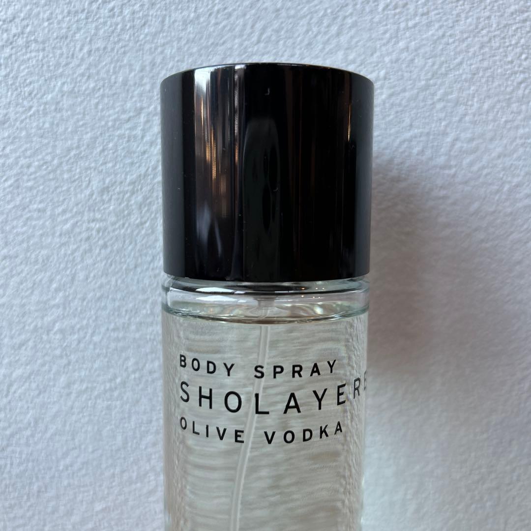 SHOLAYERED ボディスプレー オリーブ・ウォッカ & シャンパン