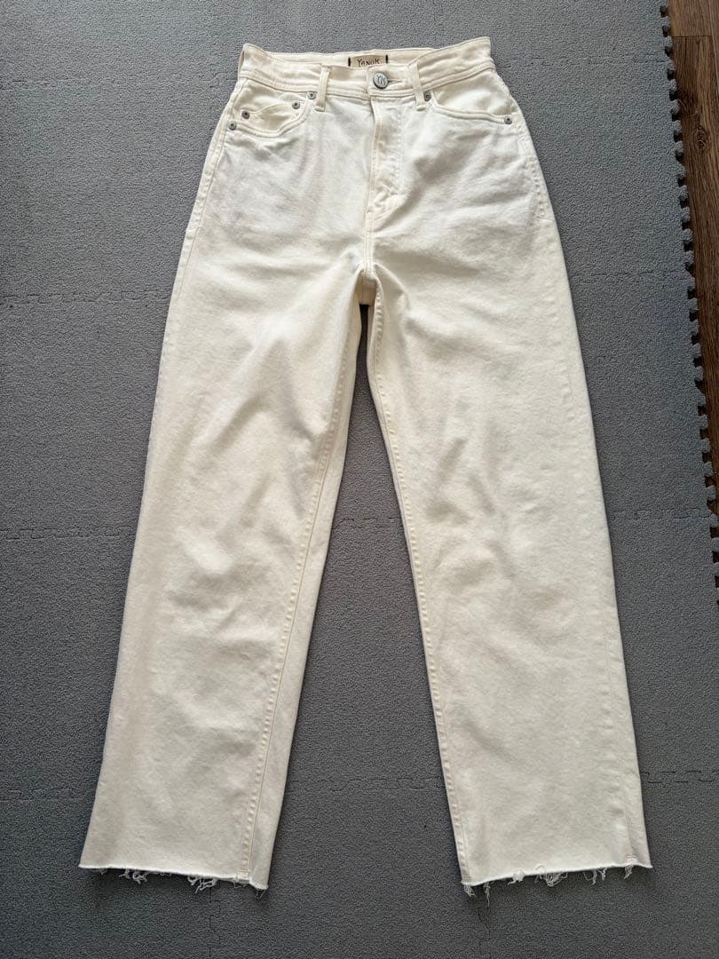 YANUK/ヤヌーク 別注 LEA ストレートホワイトデニム　23