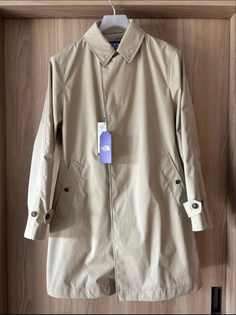 新品　northface purple label ステンカラーコート　ベージュ