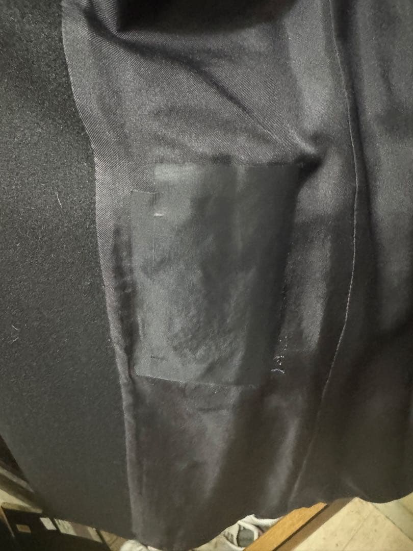 サンローラン13AW チェスターコート44 ブラック　エディスリマン