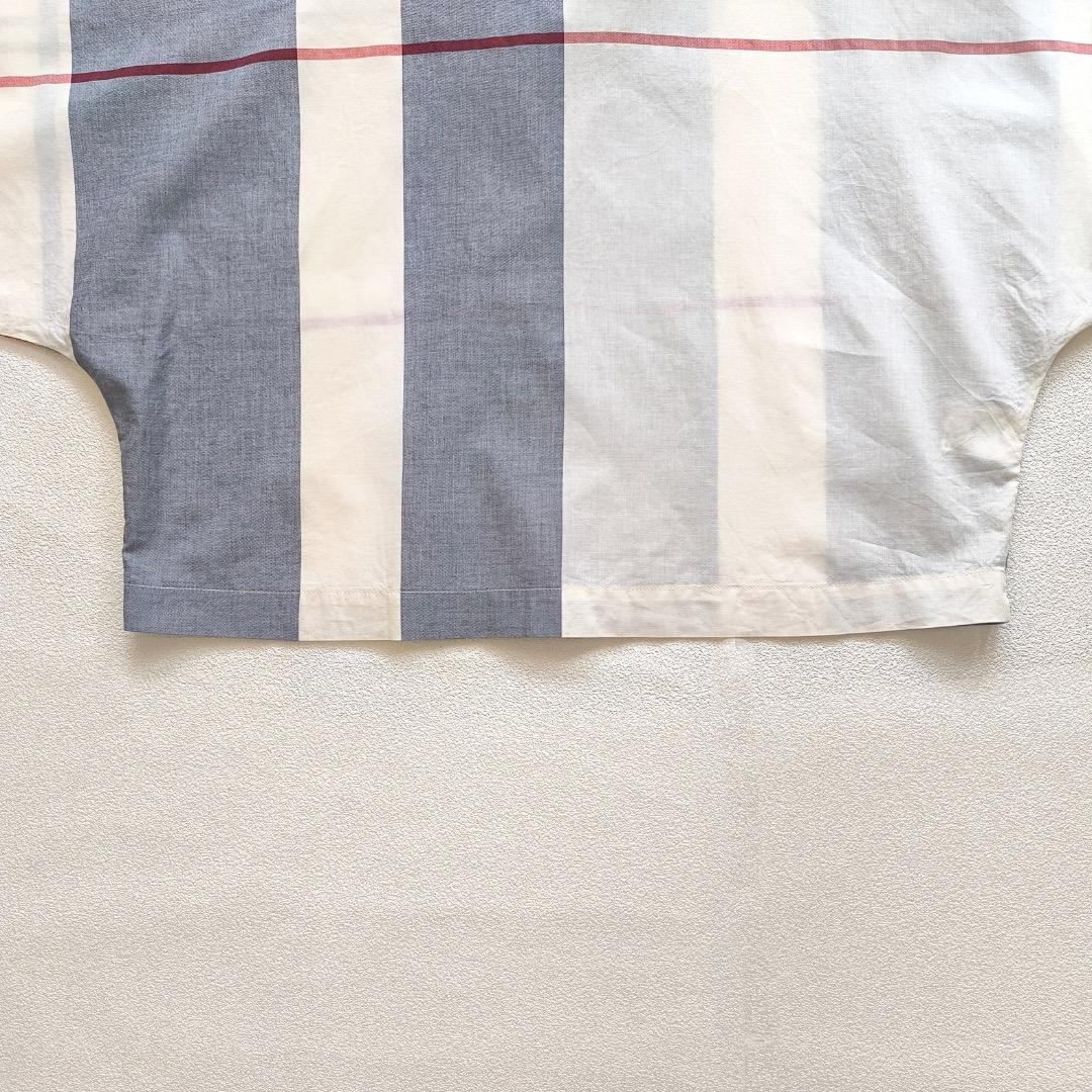 美品 パラスパレス ドルマン シャツ ブラウス 24年 秋 チェック 秋間道