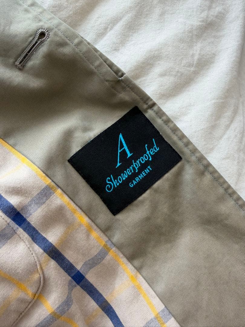 ANATOMICA 玉虫色 ステンカラーコート　サイズ46