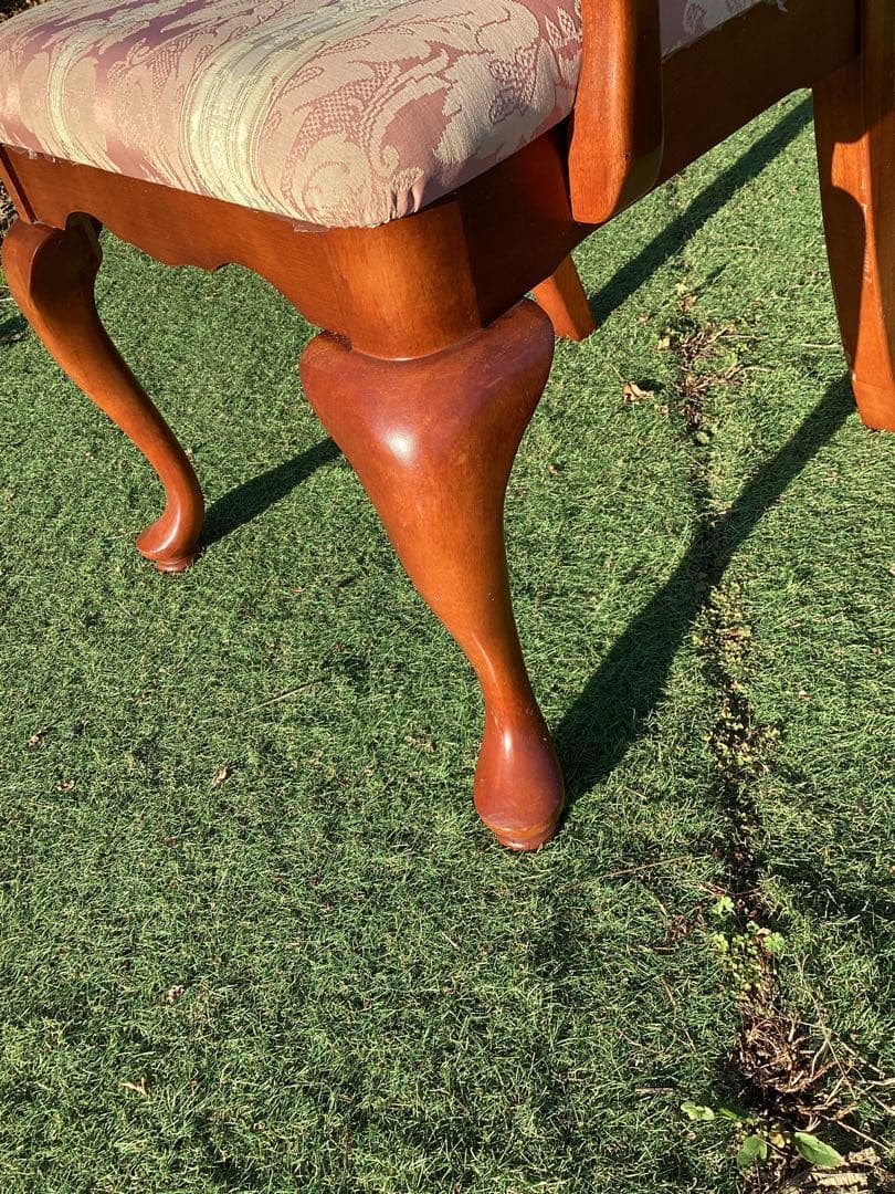 ダイニングチェア　猫脚　クラシカル　アームチェア　椅子